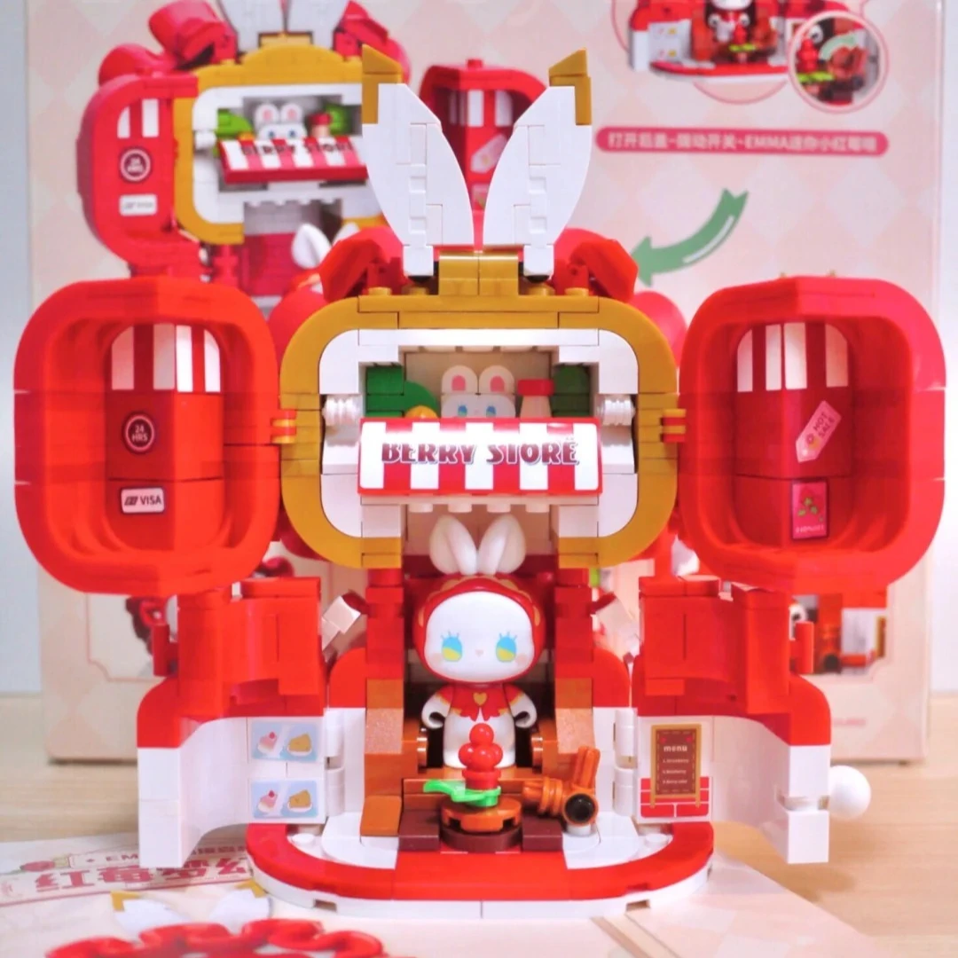 Klocki Konstrukcyjne EMMA Sekretny Las Seria - Dom z Marzeń z Bogaliny Zestaw Figurki Akcji Dekoracja DIY Do Prezentowania Dziewczynom