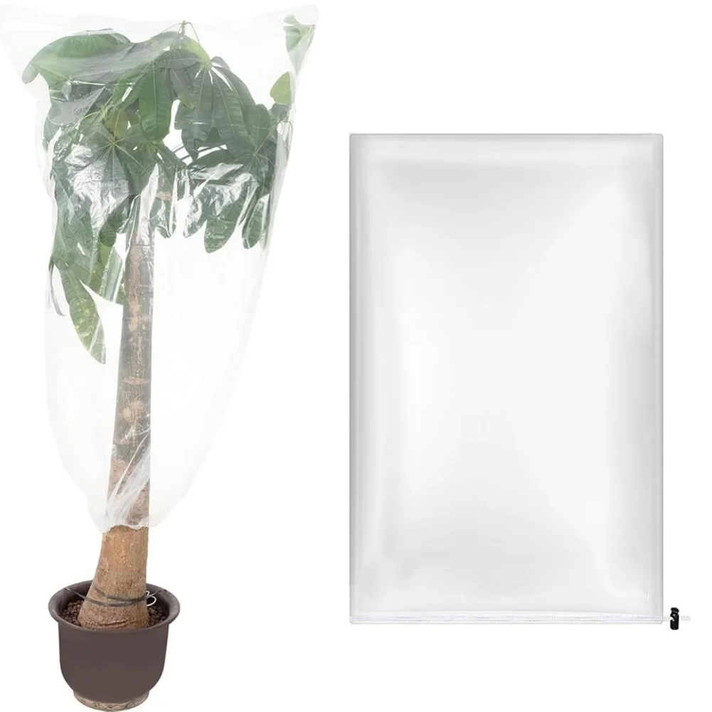 

Регулируемый зимний чехол для растений, защита от замерзания, как показано на рисунке, зимний чехол для растений, прозрачный дизайн, регулируемый шнурок