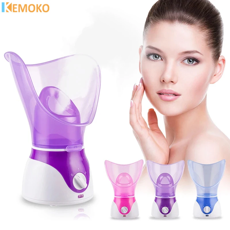 

Facial Face Steamer Heating Sprayer Skin Moisturizing Pore Cleaner Facial Hot Fog Steamer Home Care Skin Humidifier SPA Machine