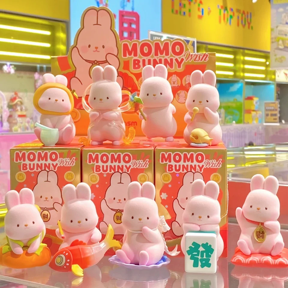 

Genuine MOMO Rabbit Wish Series Blind Box Cartoon Cute Ornaments Figure Trendy Toy Mysterious Box Toys Toys Girl Birthday Gift