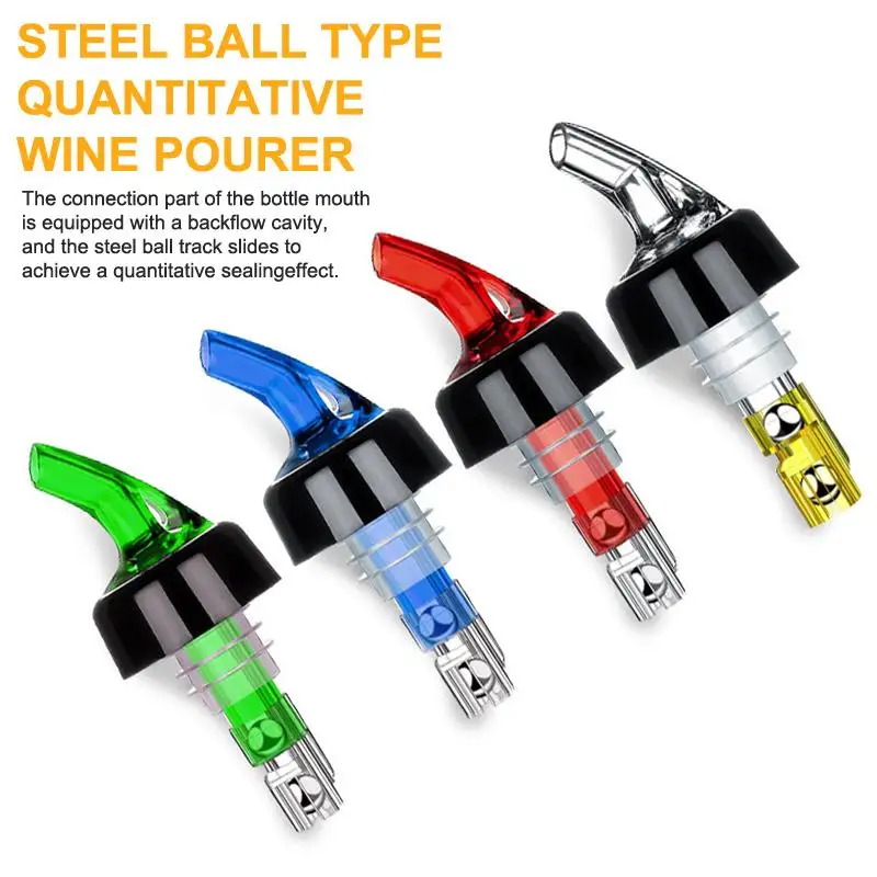 30ml/45ml Drink Wine Cocktail Dispenser Home Bar Tool Wine Pourer Automatic Measured Bottle Pourer Quick Spirit Measure Pourer