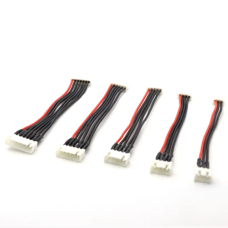 สายต่อแบตเตอรี่ JST-XH 2S 3S 4S 5S 6S สำหรับชาร์จแบตเตอรี่ลิโพ ใช้กับเครื่องชาร์จ IMAX B6 B6AC สำหรับโดรน RC จำนวน 50 ชิ้น