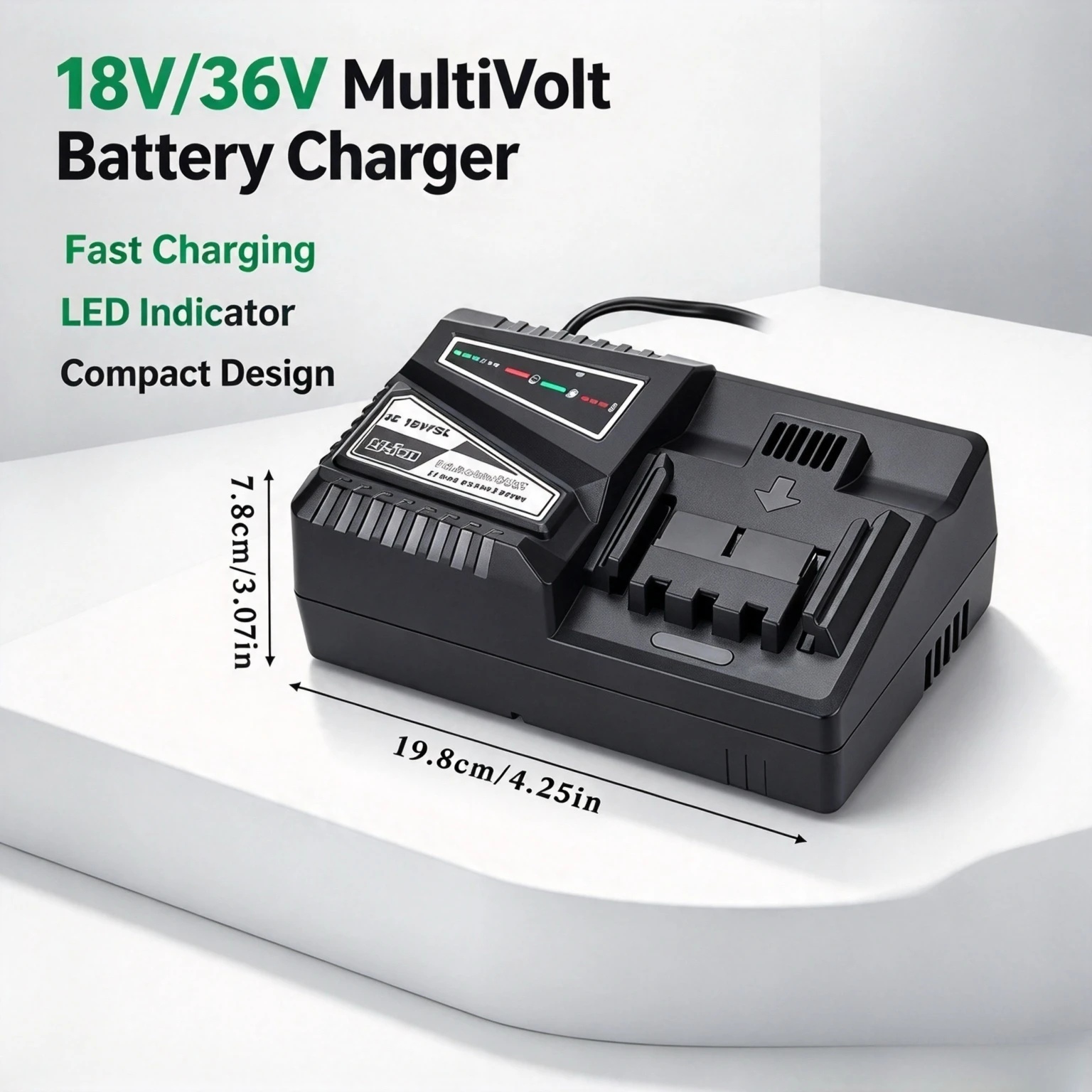 5.0Ah MultiVolt Li-ion Battery 18V/36V BSL36A18 Replacement Battery Built-in BMS for Power Tools