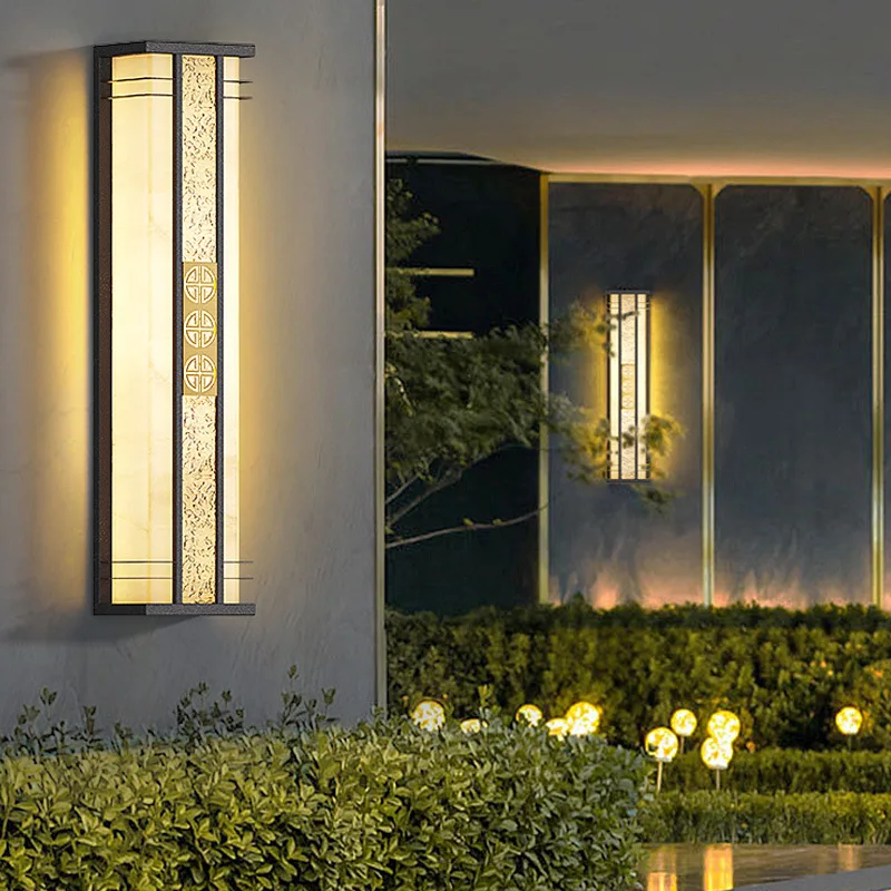 Solar light Outdoor waterproof wall light Villa courtyard Outdoor balcony Door