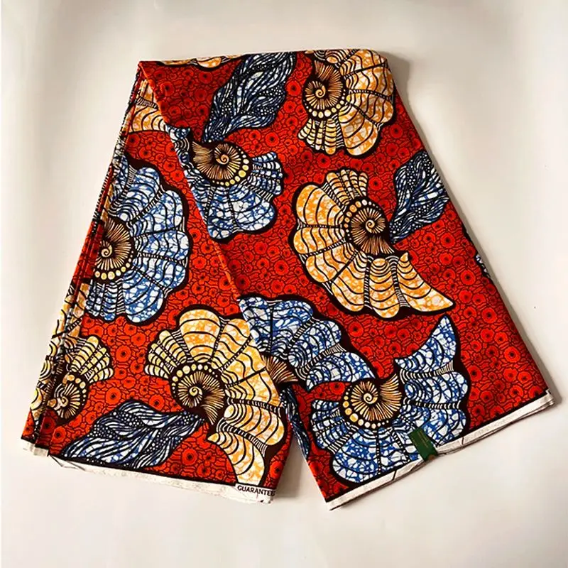 

2024 latest printed in Holland African prints fabrics wax high quality 100% cotton Ghana wax Ankara fabrics for women 6 yards