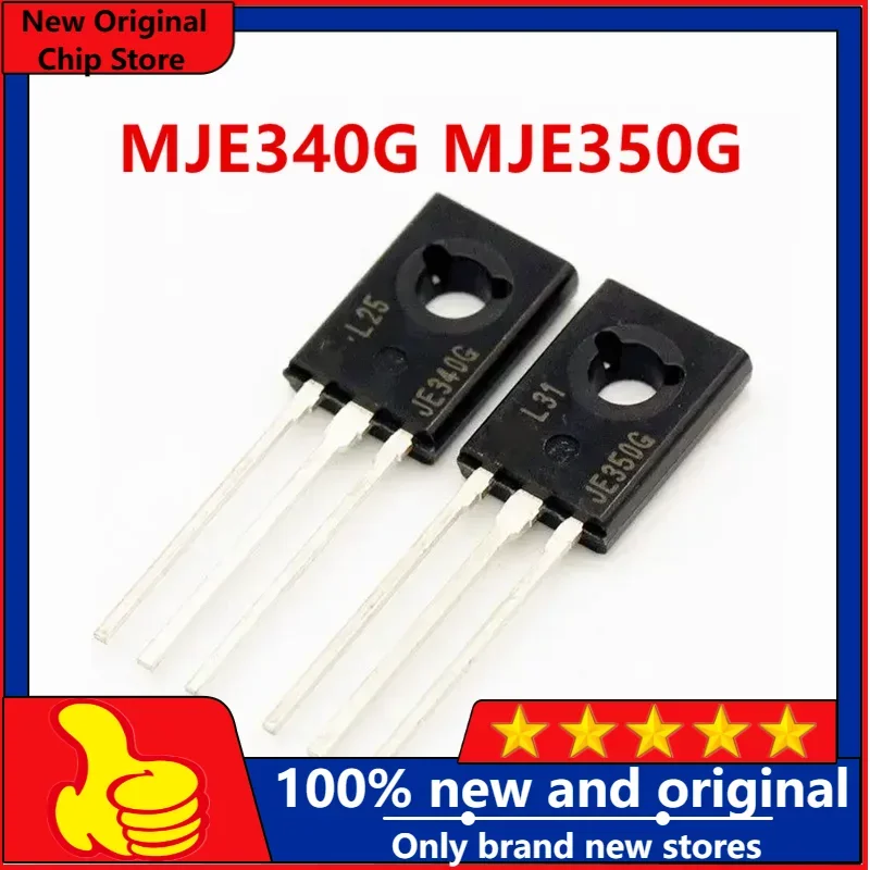 50Pairs - 100Pairs 100% Real Original New MJE350G MJE340G TO-126 MJE340 MJE350 JE340G JE350G Audio Amplifier Tube Transistor