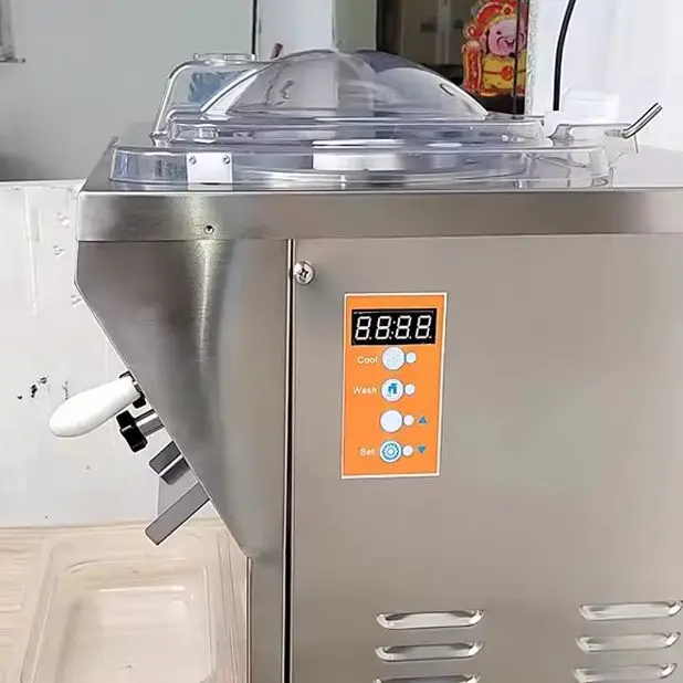 

Профессиональная настольная машина для мороженого и замороженного йогурта для кофейни, одно-напиточная, высококачественная, с функцией перемешивания