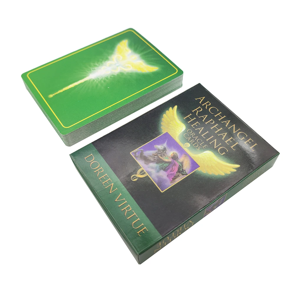 2023 Doreen Virtue Archangel Raphael Healing Oracle Cards Suitable for Beginners and Experts 15 Sets Of