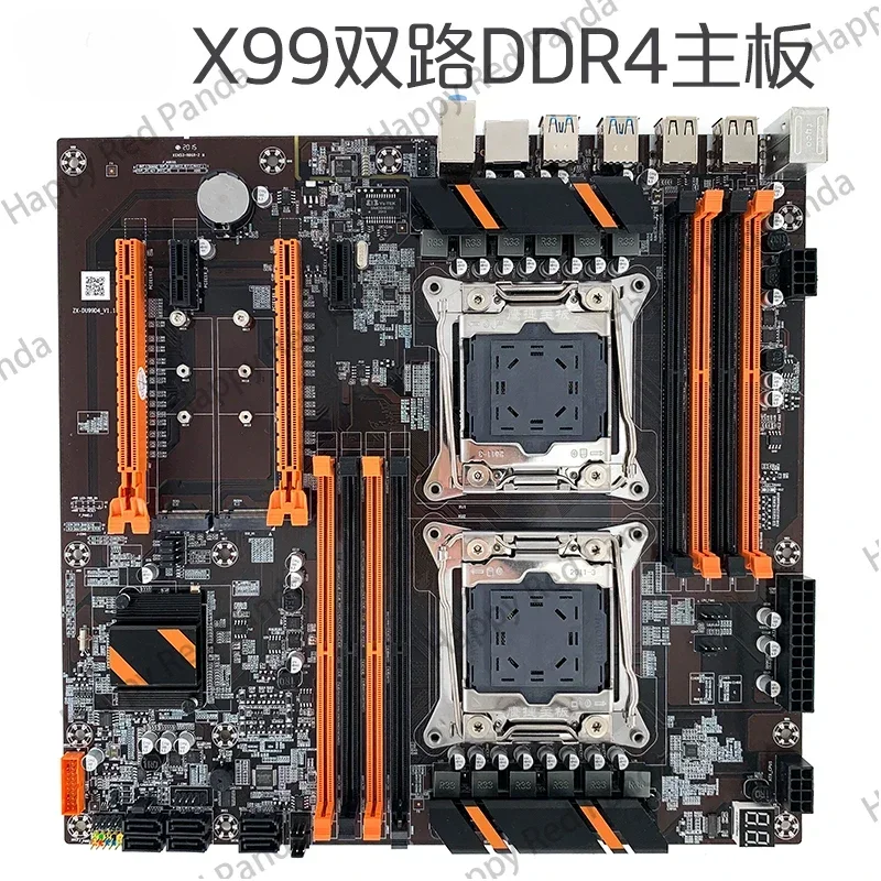 

X99 motherboard dual DDR4 2011v3 server desktop computer e5 2678V3 multi port Intel LGA 2011-V3