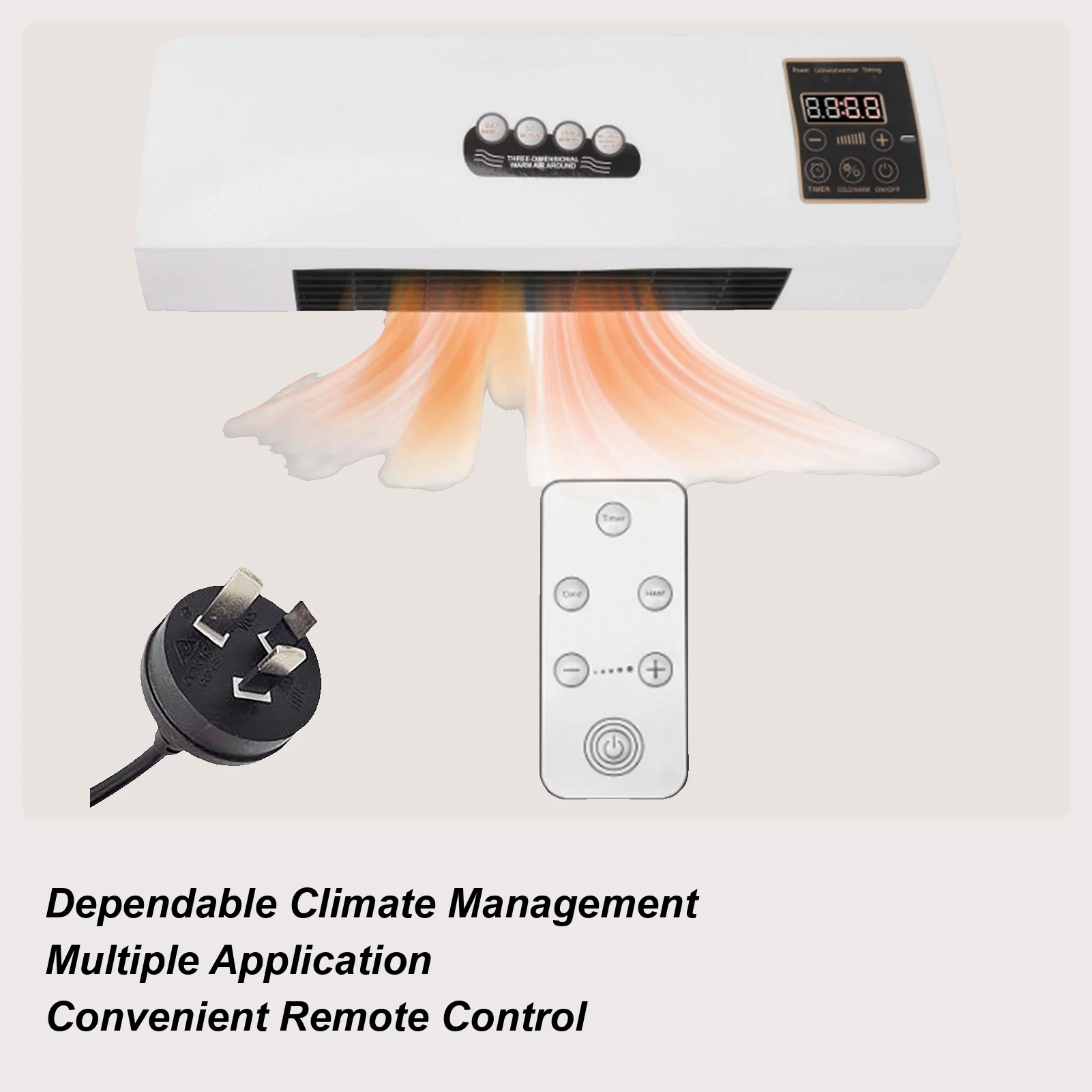 

Wall Air Conditioner Split Room Air Conditioners Cooling Accessories Hot Cold Desk Fan Ductless Window Unit For Living Room Rv