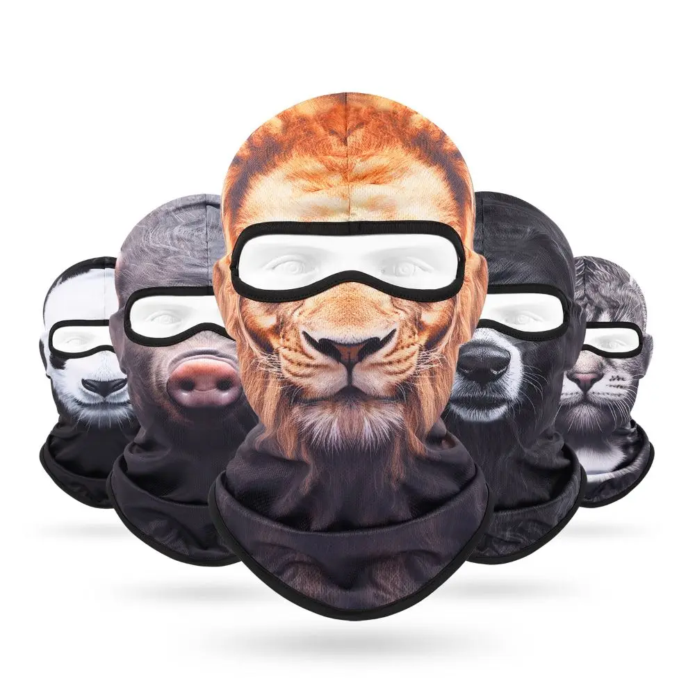 Comfortable Sweat Wicking Neck Gaiter Breathable Quick Dry Head Cover Portable Stretch Fabric Sun Protection Mask Motorcycle