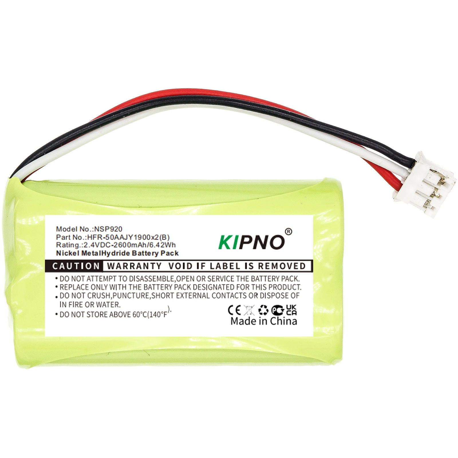 KIPNO 2600mAh Extended Life Battery for Nvidia Shield Game Controller P2920 - Shield TV Controller Backup Power Pack