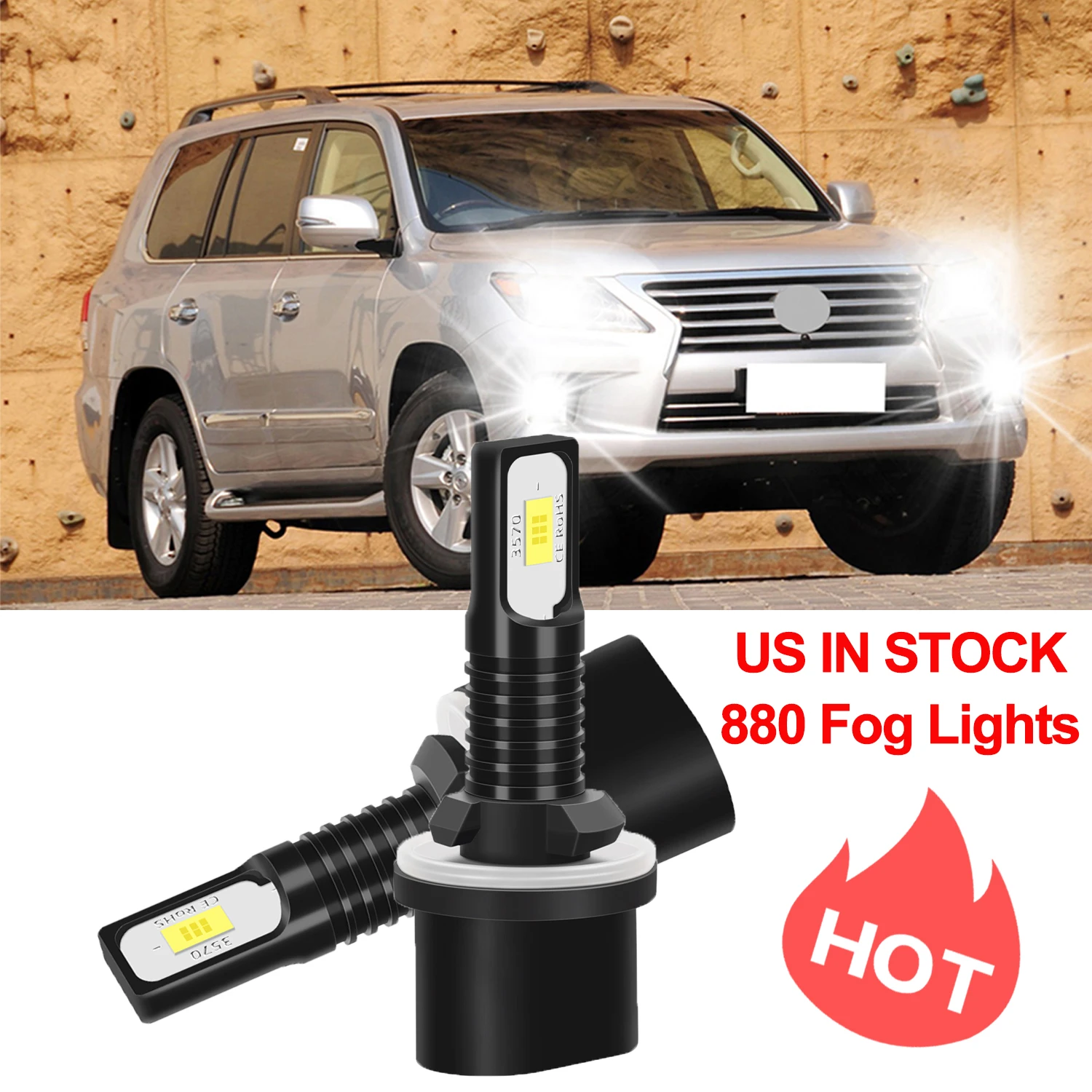 2PCS Led Fog Light …