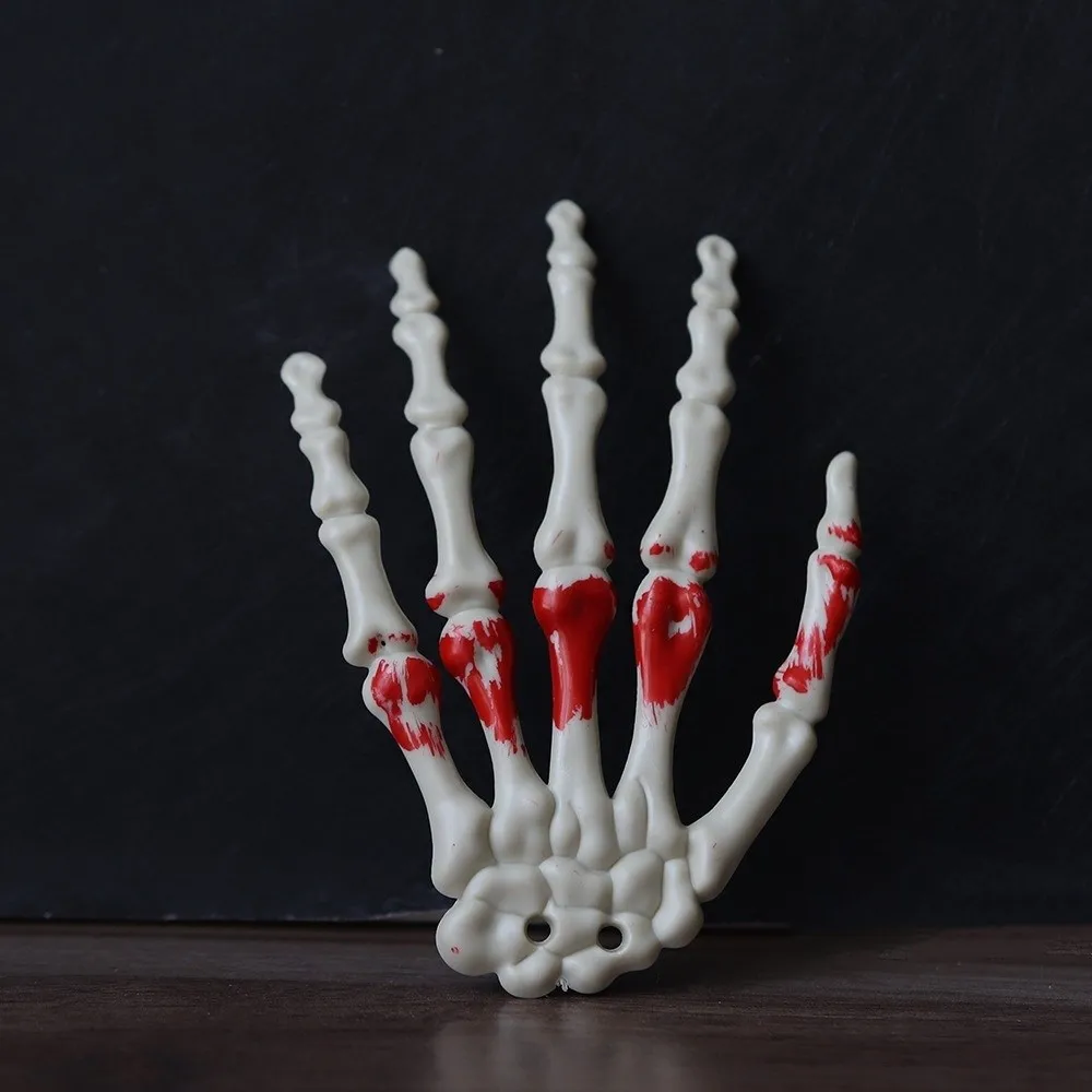 

Decoration Props Realistic Halloween Skeleton Hands Plastic Scary Fake Skeleton Hands Waterproof Spirit Claw Haunted House