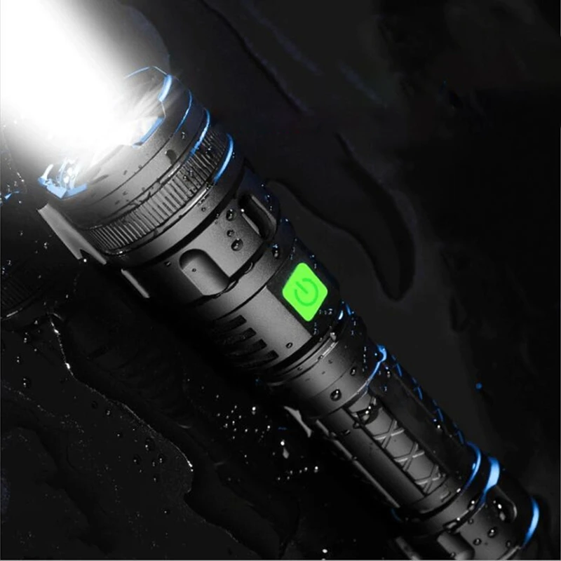 LED Strong Light Flashlight Super Bright Long-Range Rechargeable Outdoor Flashlight