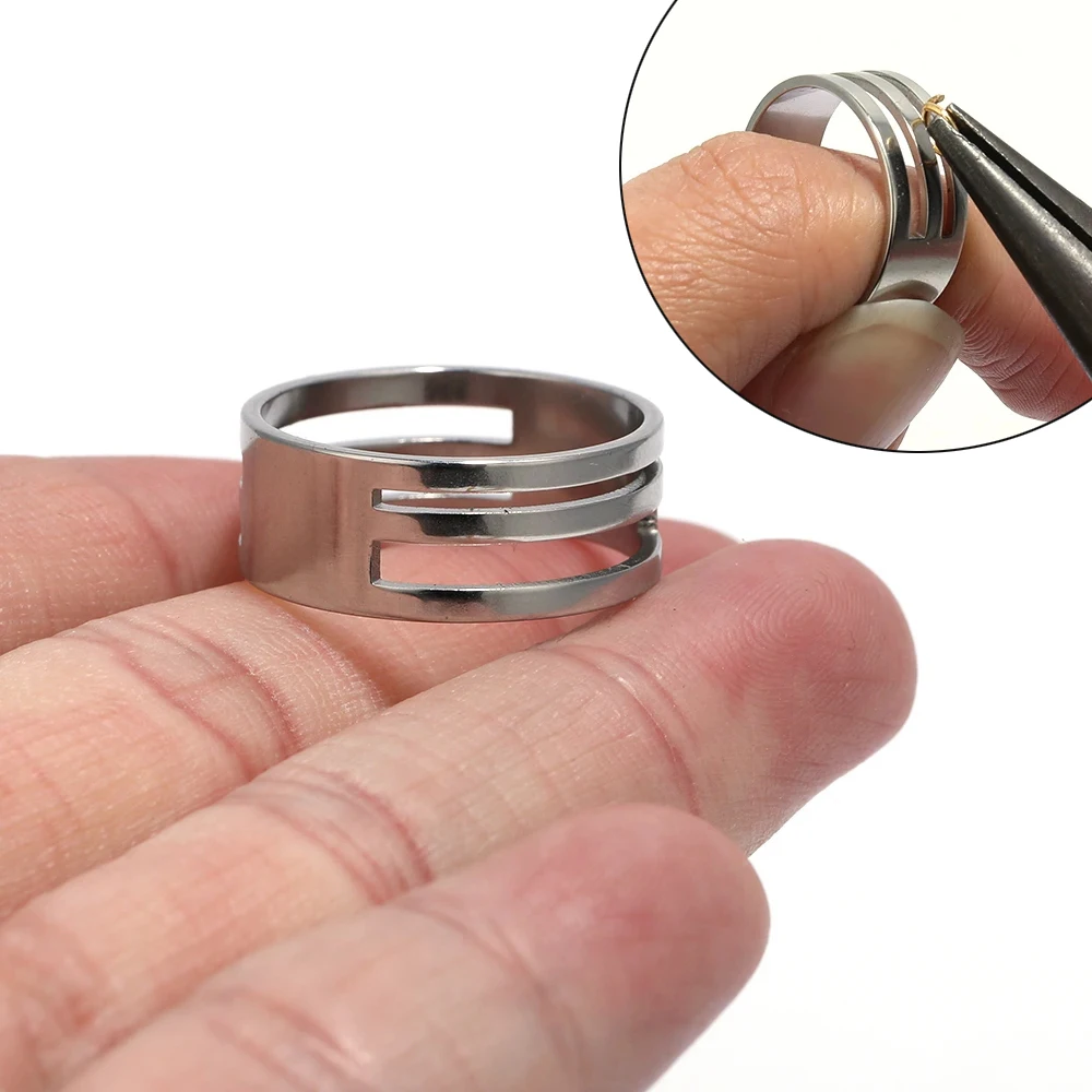 Herramientas de anillo de salto de acero inoxidable, herramientas de joyería de círculo de dedo, anillo de salto de cierre para joyería DIY