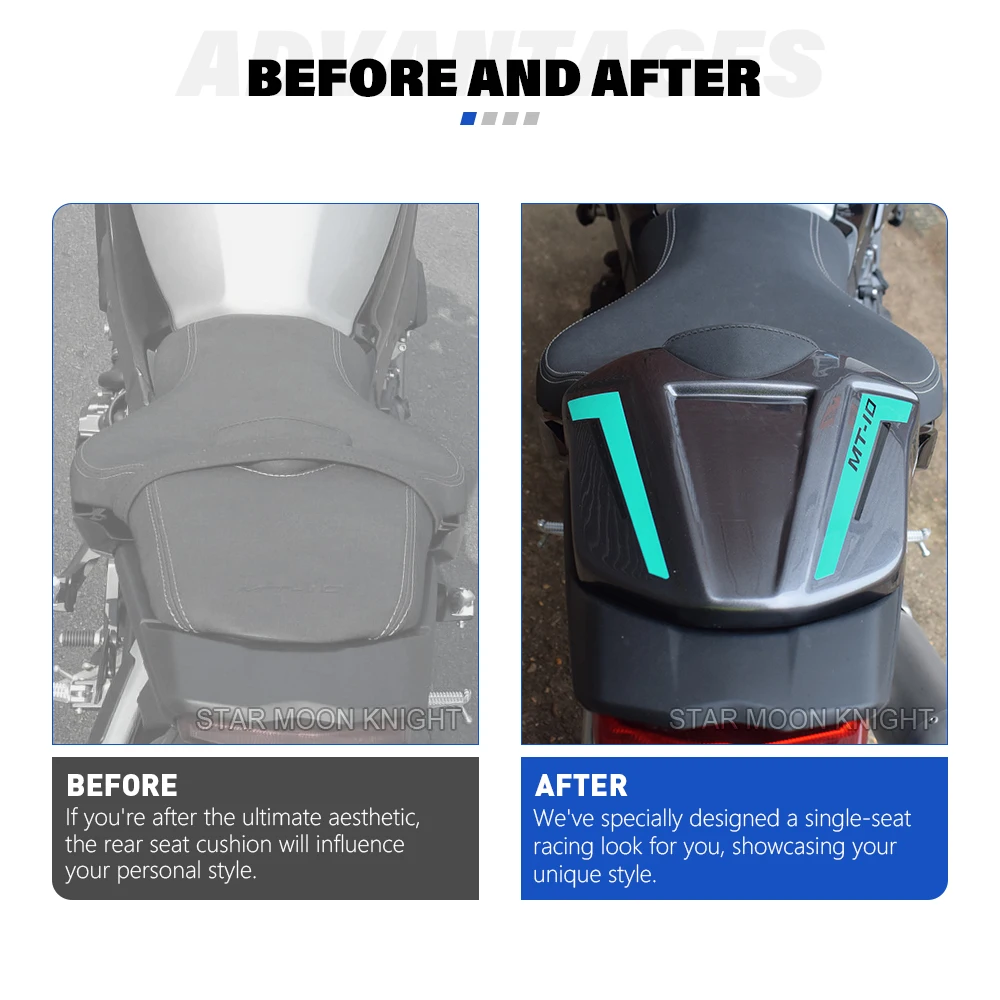 Moto Hump Fairing For Yamaha MT-10 MT-10 SP MT 10 SP MT10 SP 2024-Pillion Rear Fairing Seat Cowl Cover Motorcycle Accessories view 2