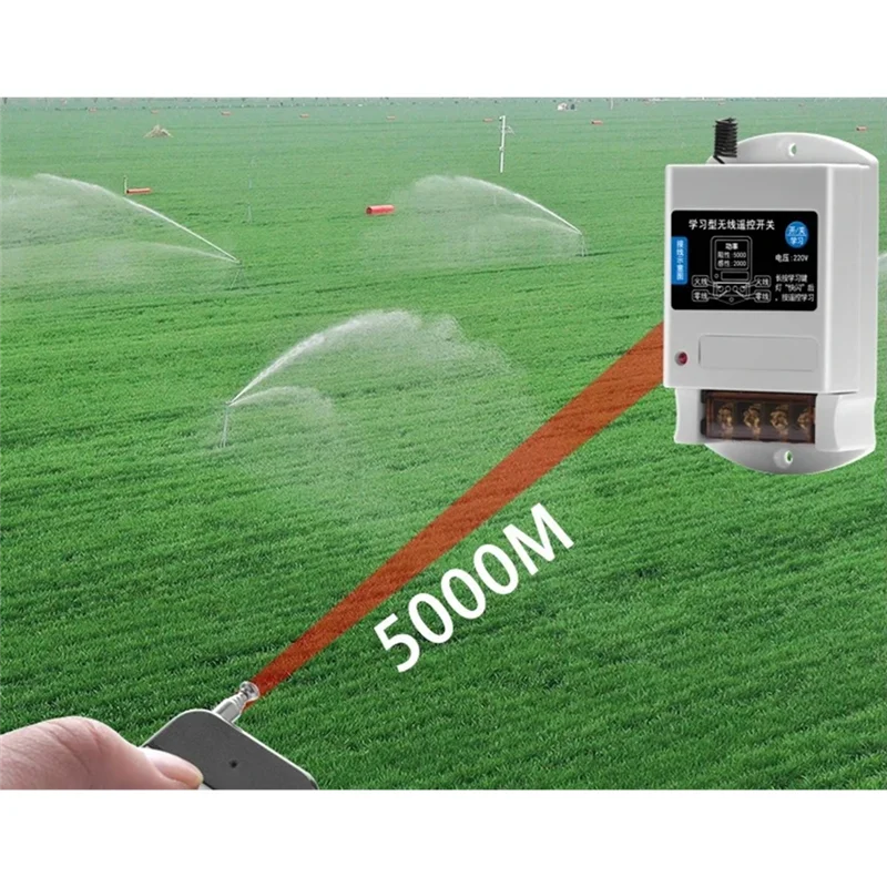 

AT19-Intelligent Wireless Remote Control Sprayer 220V Single-Phase Water Pump Motor Switch Power Control