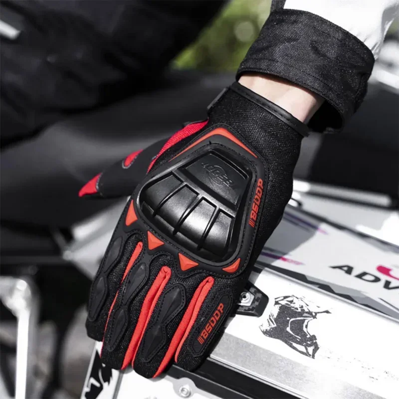 

Moto Motocross Outdoor Sports Motorcycle Gloves Breathable Gloves Full Finger Protection Touch Screen Guantes Racing Climbing