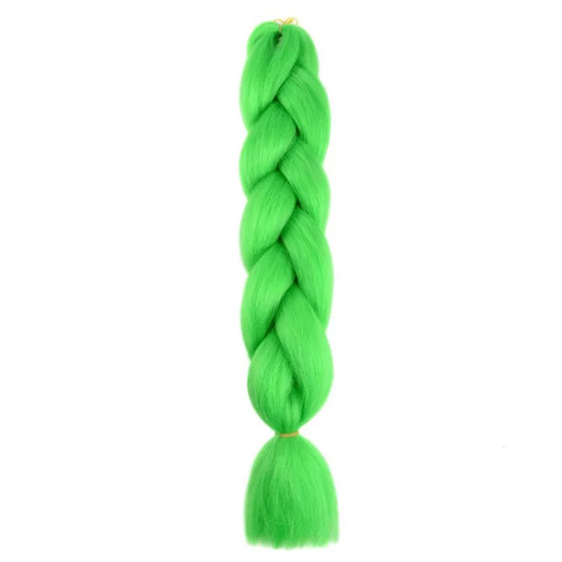 24 inch synthetische lange rechte yaki vlechten haar ombre vlechthaar jumbo regenboog vlecht haarverlenging voor vrouwen doe-het-zelf haar