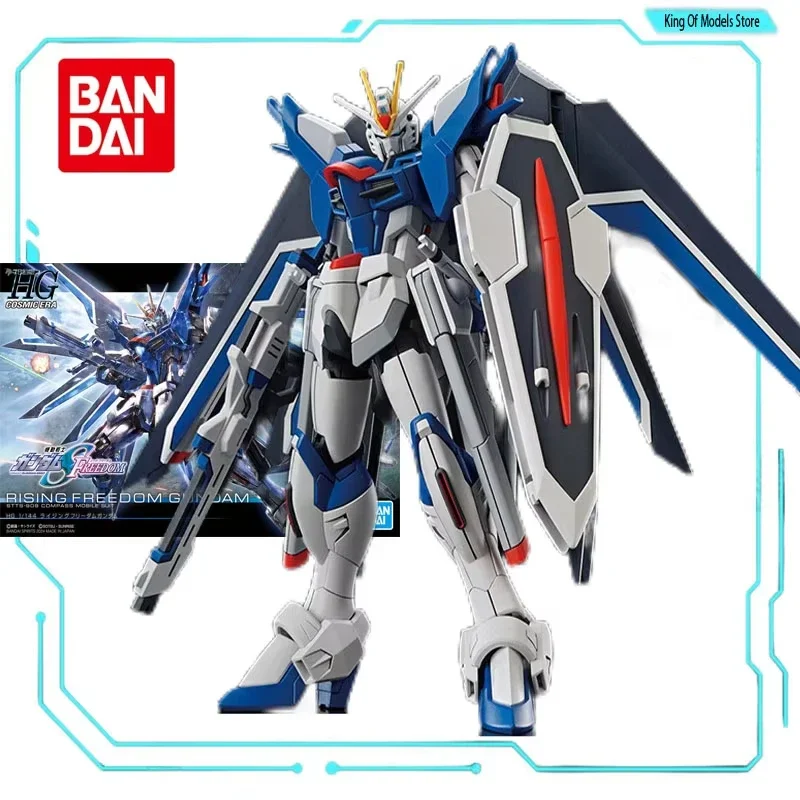 1/144 Rising Freedom Gundam Assembly Model Kit Action Adjustable SEED Collection Anime Action Figures Birthday Gifts Boy Toys