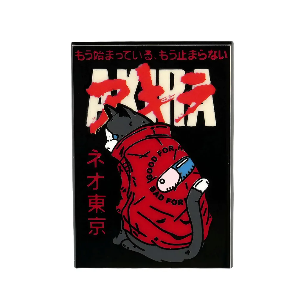Pin esmaltado de Anime japonés nuevo Tokyo Akira, película de ciencia ficción, póster de suspenso periférico, broche de solapa Mashup, accesorios de regalo para seguidor