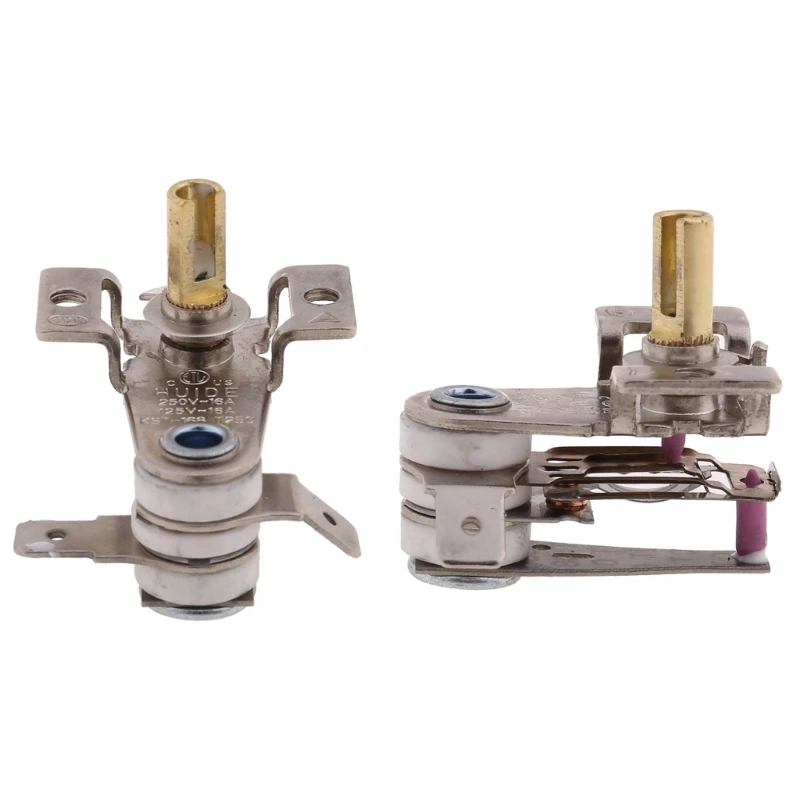 Interruptor temperatura ajustable 90 AC250V 16A termostato calefacción bimetálico KDT-200 interruptor duradero