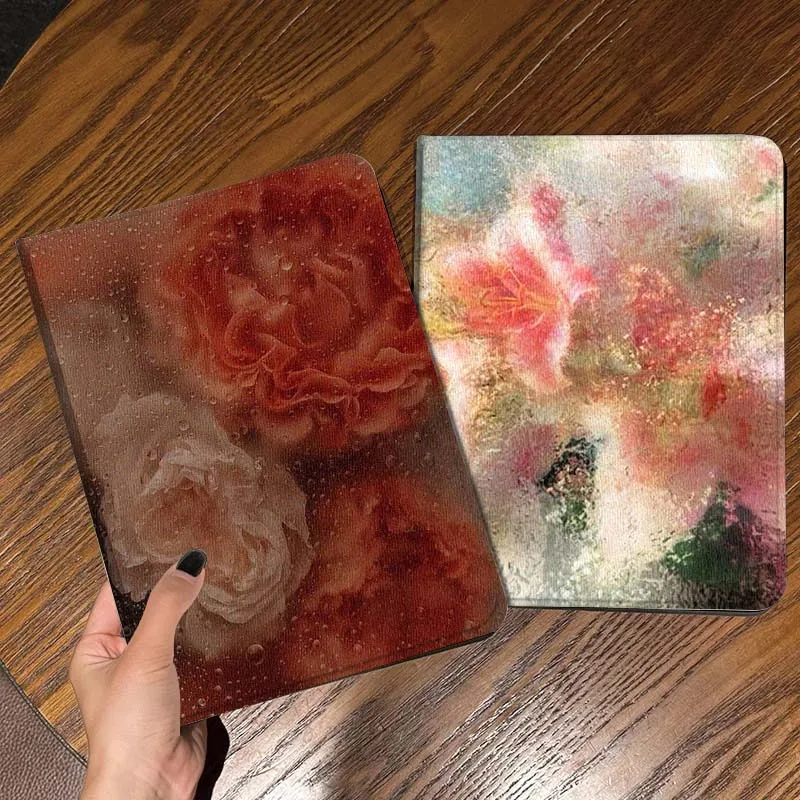 

Pink Soap Flower Decor Tablet Case For Apple iPad Air Pro mini 1 2 3 4 5 6 7 8 9 11 M2 M3 M5 M4 5th 6th 7th 10th 11th Gift