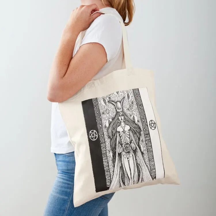 The High Priestess Tote Bag Lady bag Reusable bags Big bag women