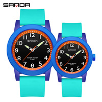 Fashion Sanda 3220 3221 Watch Men Women Sport Original Man Lady Quartz Wristwatch 50m Waterproof Simple Thin Male Female Watches