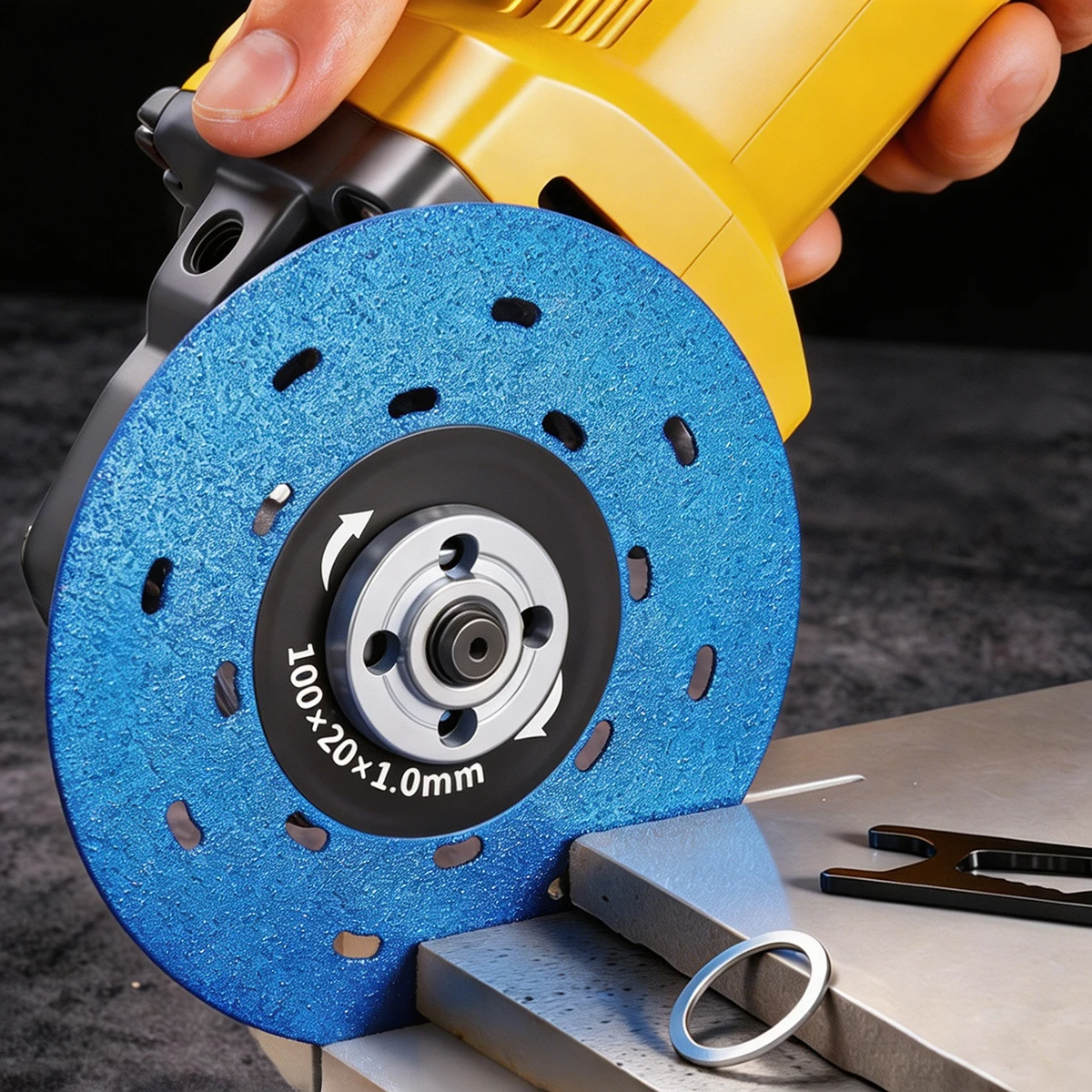 Brick Cutting Saw - Алмазный отрезной диск 100 мм, ультратонкий,