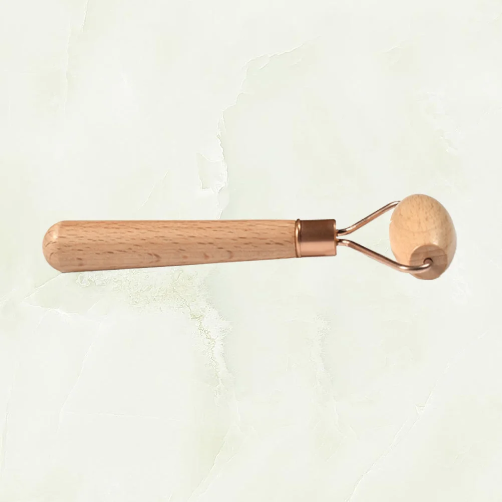 أسطوانة تدليك الوجه من الخشب الطبيعي لأداة تجميل منطقة العين للنساء عصا تدليك ذاتية ملحقات استرخاء الوجه جهاز العناية بالبشرة #5