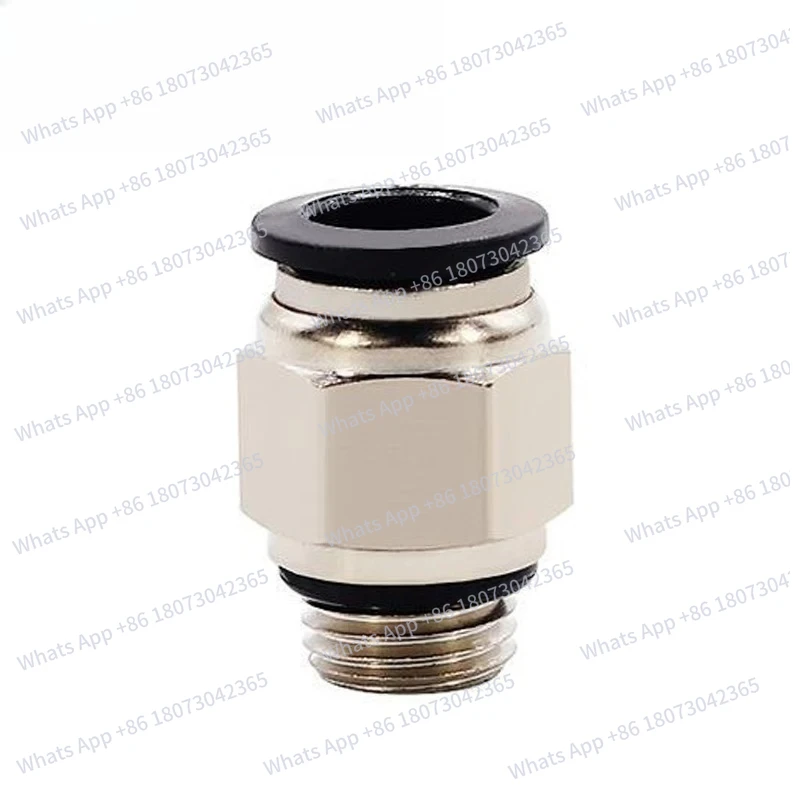 

Pneumatic Quick Connector Black Cop G Thread 1/8" 1/4" 3/8" 1/2" Bsp External Zinc Thread Pipe Water Air Connector