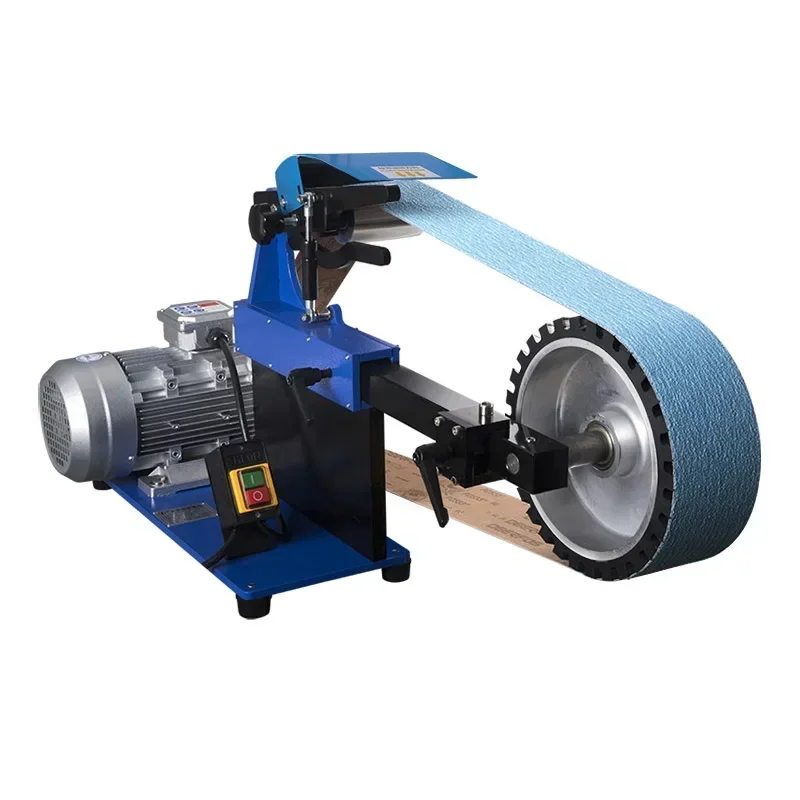 

New Knife Sharpening Electric Belt Machine Widening Multi-function Vertical Sand Belt Machine Desktop Lathe Polishing