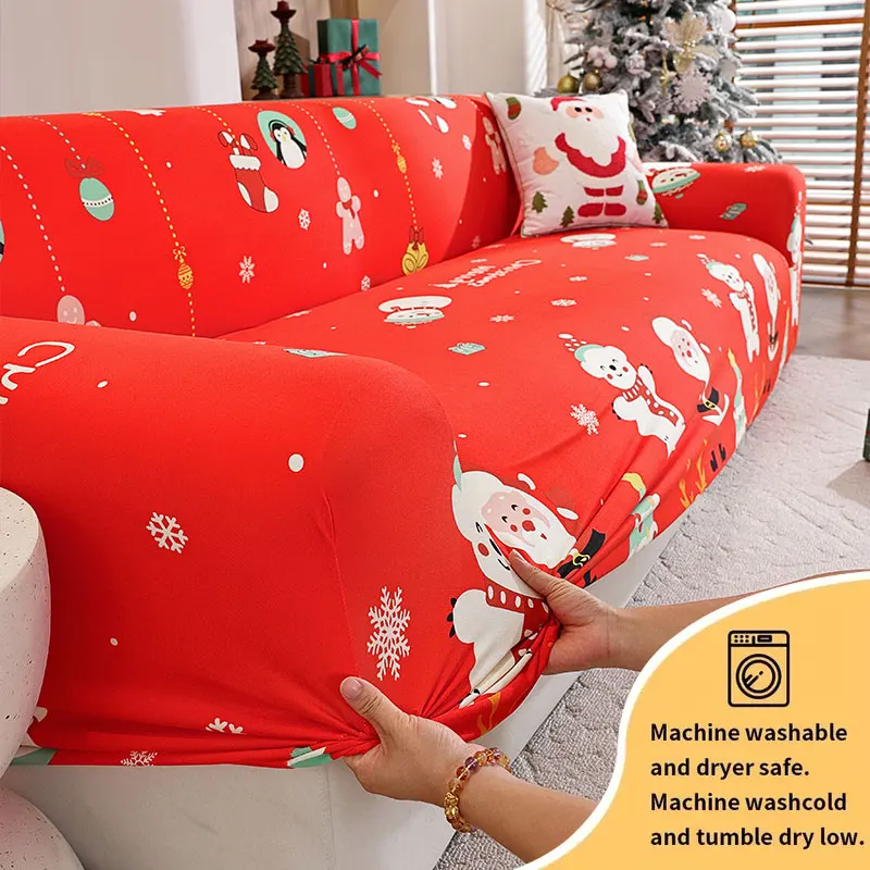 1PC-Universal elastischer einteiliger Sofabezug mit vollständiger Abdeckung, Lazy Gospel Sofakissen, rutschfester Sofabezug