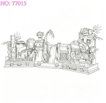 Popular Indiana Jones Temple Classic Toy Set, Perfect for Adult Collectors and Christmas/Birthday Gifts