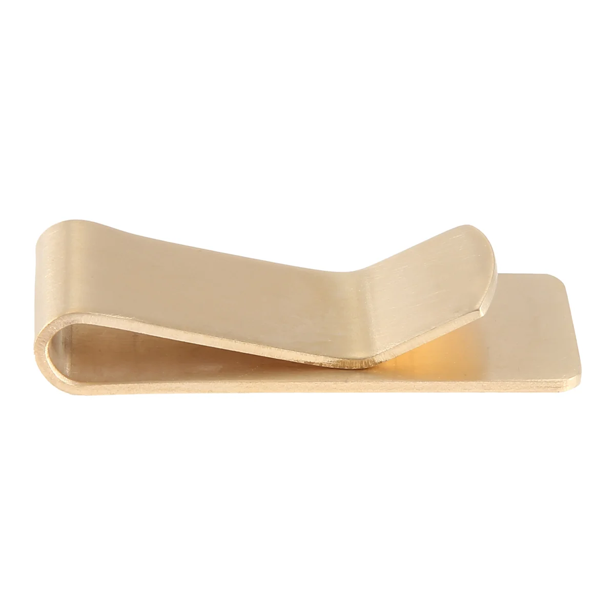 F-3C Fashion brass Money Clip Simple Dollar Cash ID Card Clamp