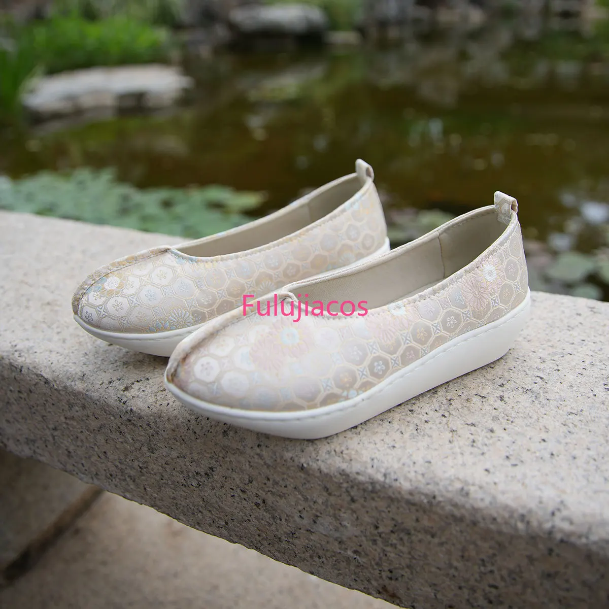 

Hanfu shoes white antique style shoes ancient costume shoes