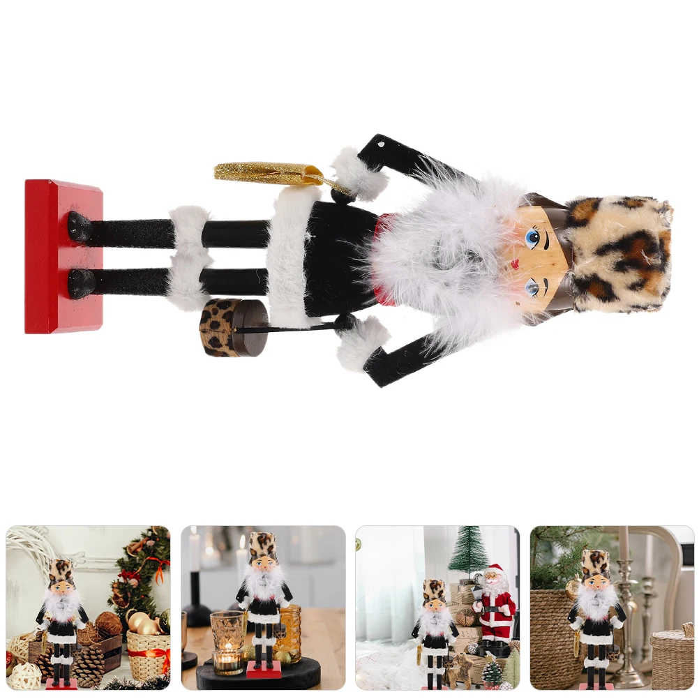 

Ladies Nutcracker Christmas Ornament Female Wooden Decoration Figure Home Party Xmas Nutcracker Decorative