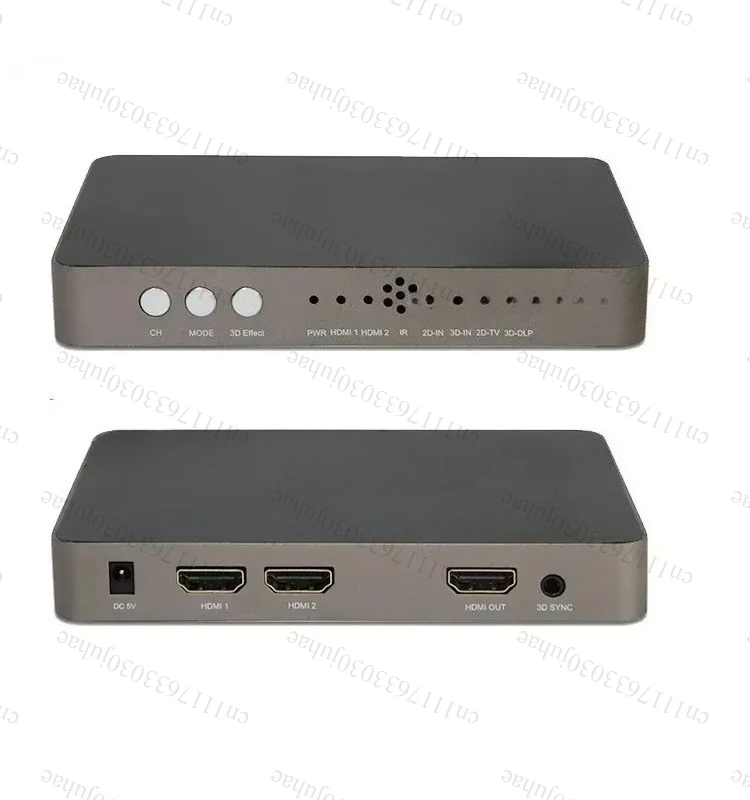 2D high definition movie left and right to 3D converter DLP projection frequency doubling 720p120HZ supports full format
