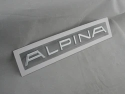 3D Plastic Badge ALPINA Logo Car Rear Trunk Fender Stickers Decals DIY Emblem  Car Styling Accessories