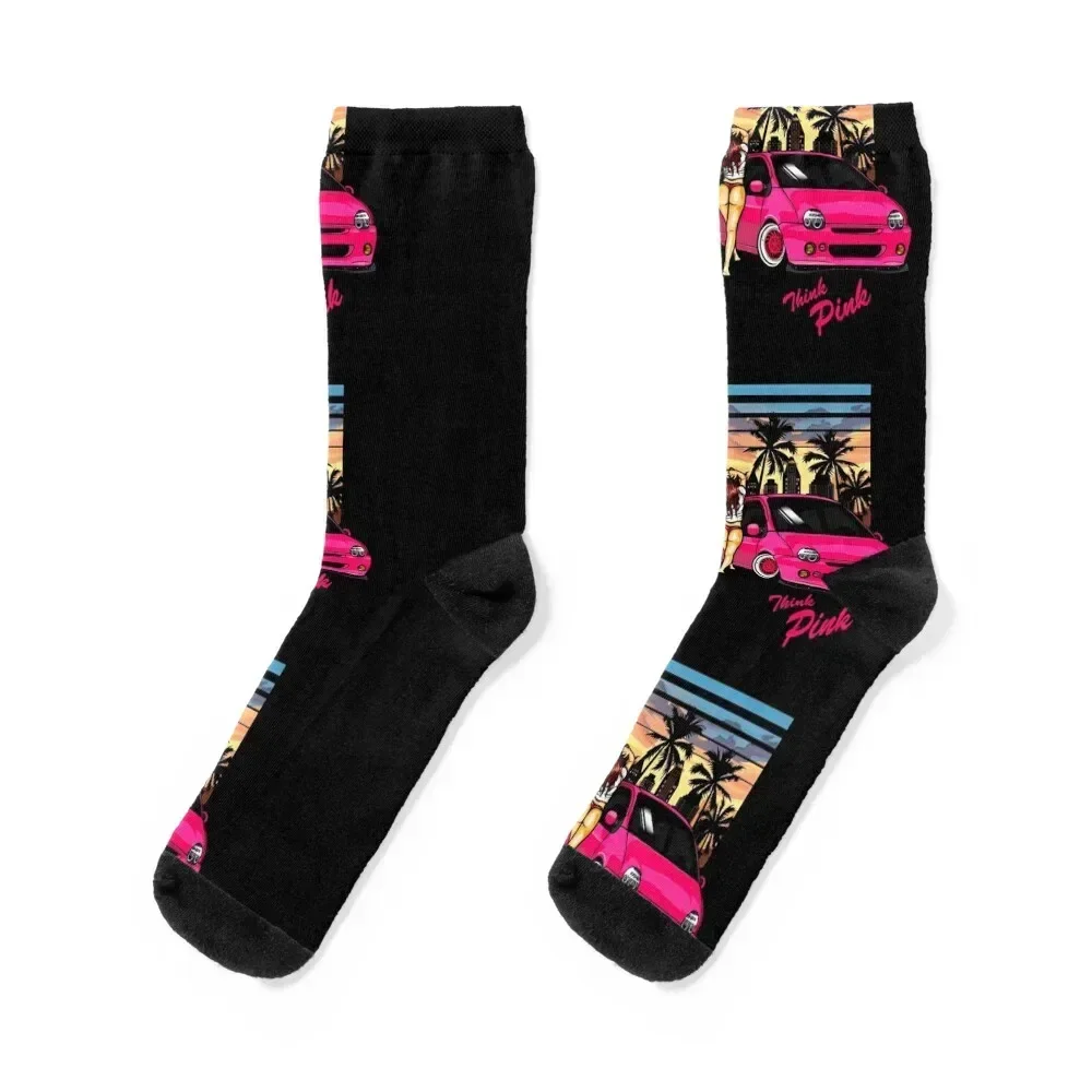 THINK PINK Socks Stockings man christmass gift snow Socks For Men Women's