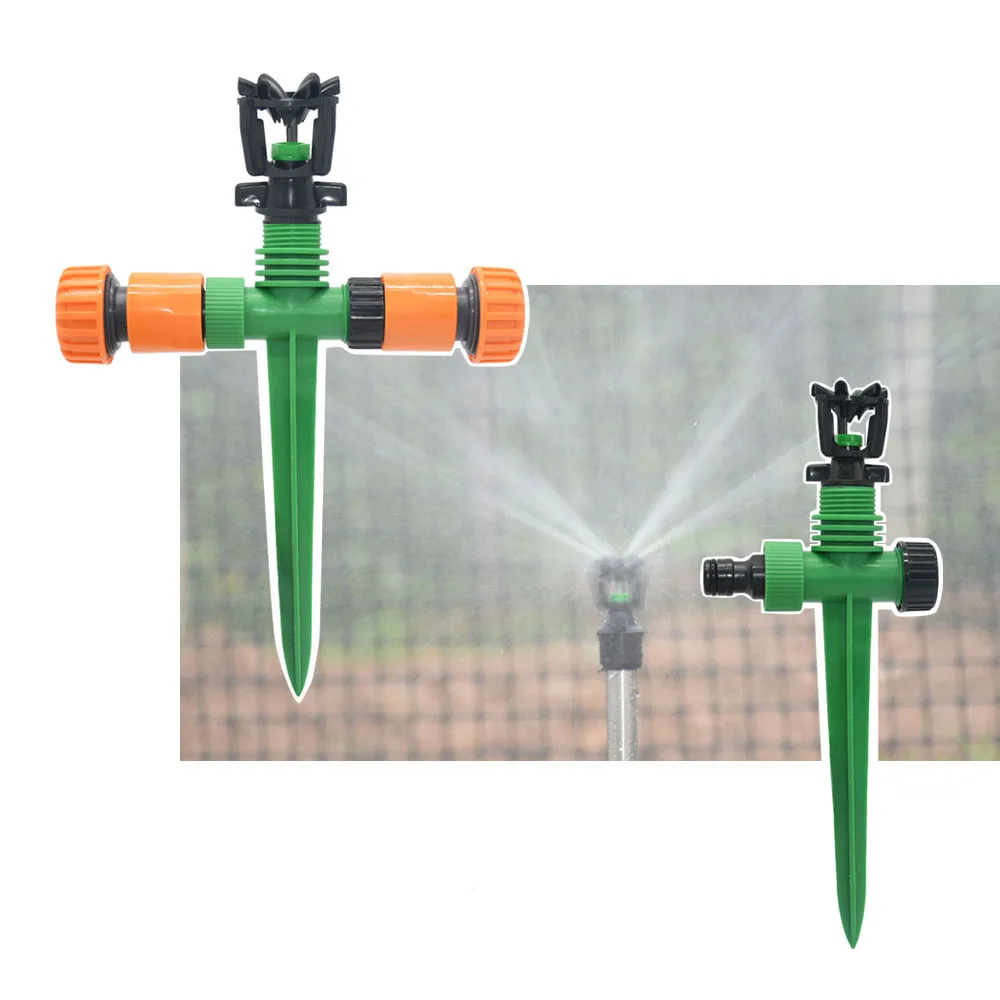 

Garden Lawn Rotating Sprinkler 1/2" Male Thread Scattering Nozzle 360 Degree Automatic Rotating Watering Irrigation Sprinklers