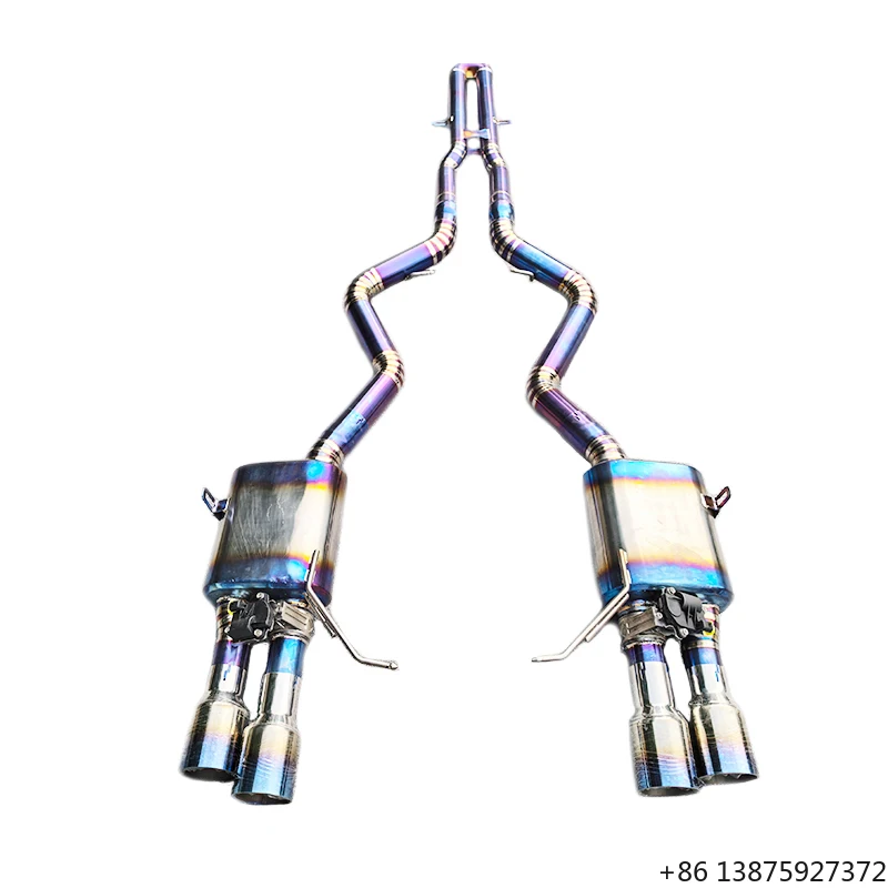 

Для BMW E92 M3 E90/E93 V8 4.0 2005-2013: Титановая выхлопная система Catback с X-образной средней трубой