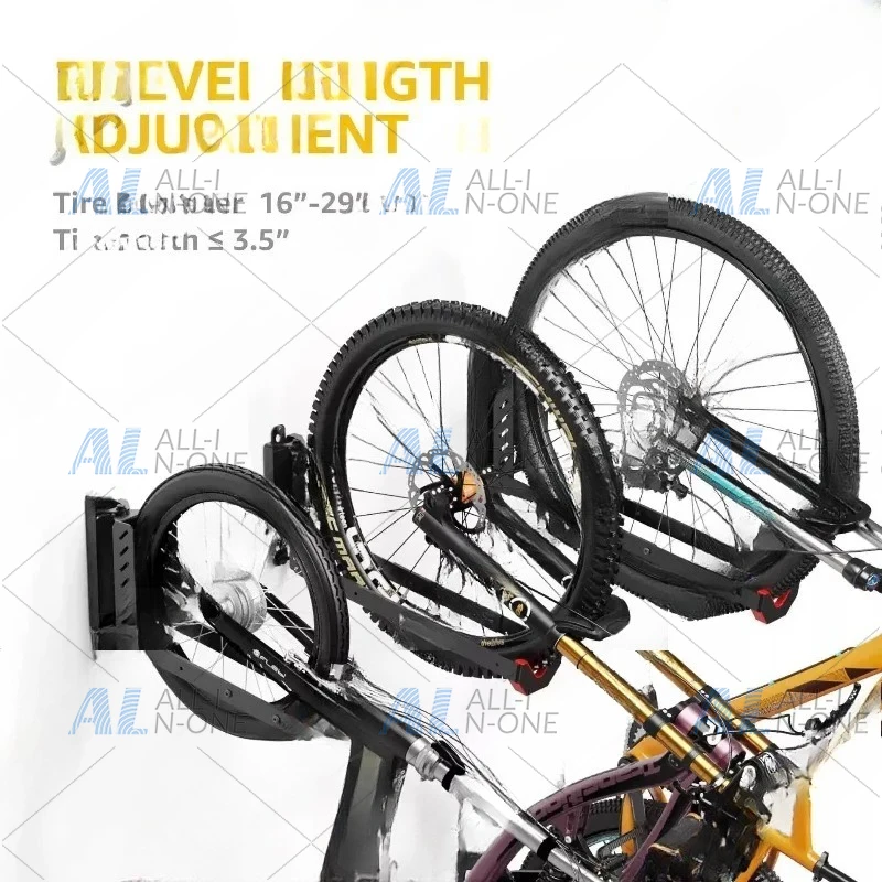 Rotary Bicycle Wall Mounts, Bicycle Wall Mounts That Do Not Require Lifting Heavy Objects, Bicycles for Garages