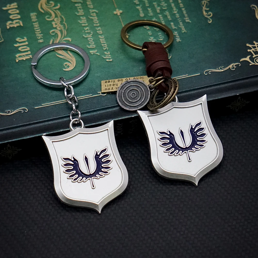 Berserk Keychain Eagle Group Logo Shield Key Chain Reborn Band of the Falcon Griffith Falcon of Light Keyring Anime