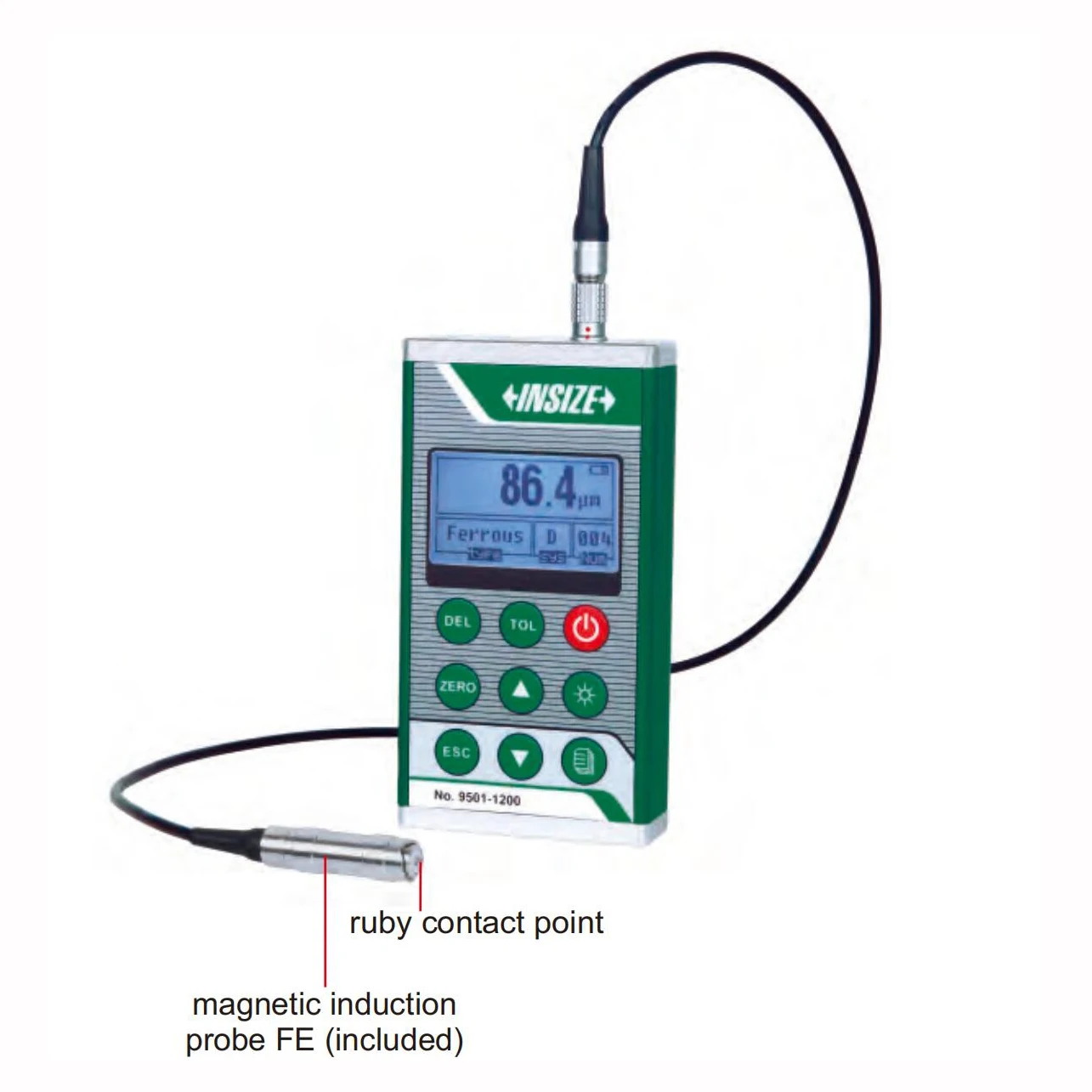 

Измеритель толщины покрытия Insize 9501-1200