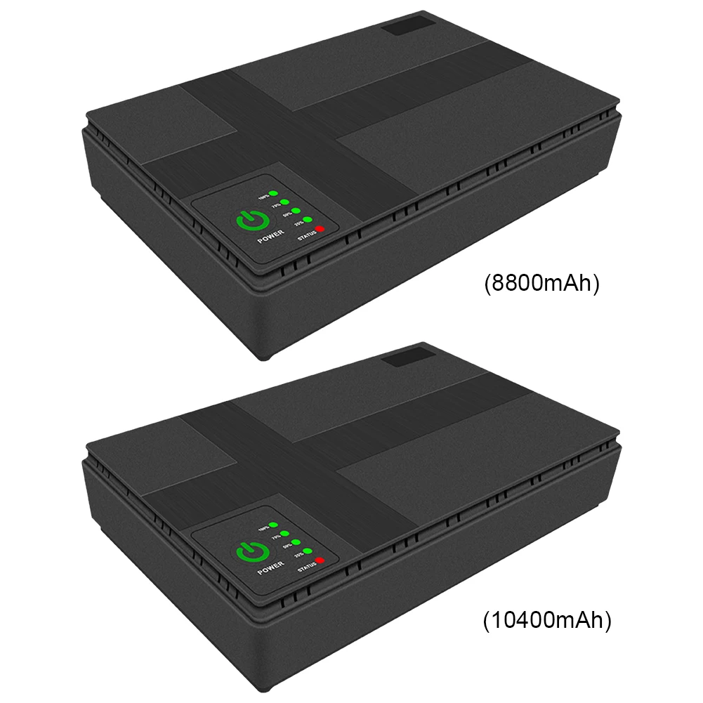 Backup óptico do monitor Cat, Ininterrupto, Ininterrupto, Plugue EU, Rota Portátil, USB, Roteador, 5V, 12V, 85-265V, 8800 mAh, 10400mAh