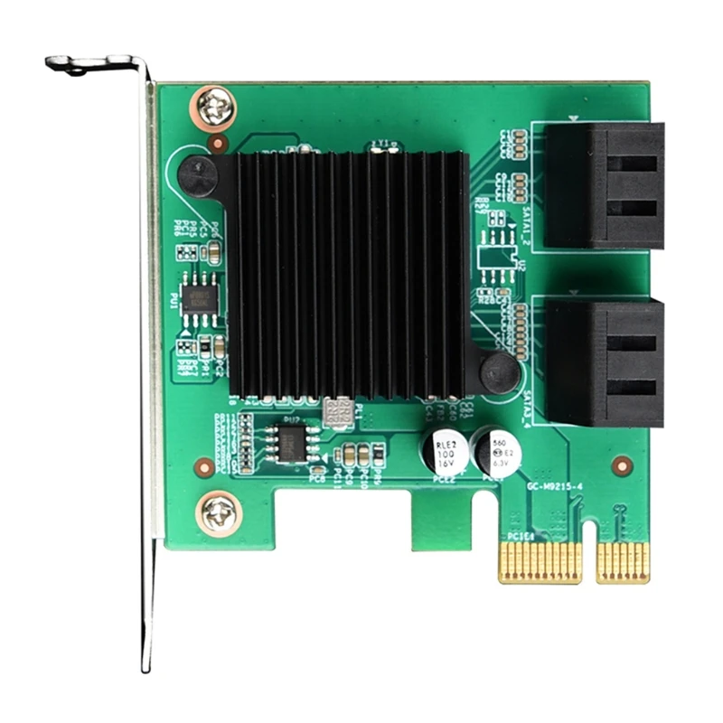 

4 Port to PCIe Expansion Card PCI for Express PCI Adapter PCI-e 3 Converter for HDD SSD IPFS Mining