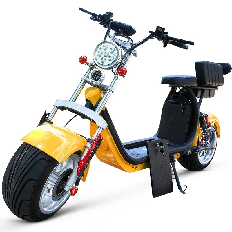 Electric Motorcycle Scooter With EEC Fashion Mobility Top Speed 3000W Wide Wheel Powerful Adult Unisex 60V Monopattino Electric